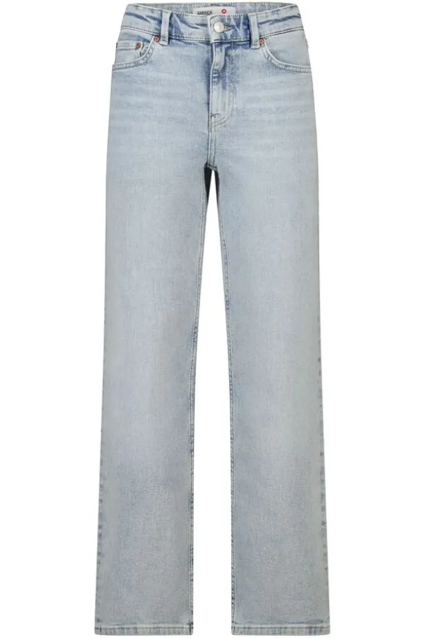 Jeans Dexter Jr straight fit jeans met rits en elastische tailleband