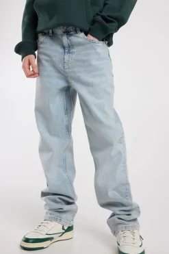 Jeans Dexter Jr straight fit jeans met rits en elastische tailleband