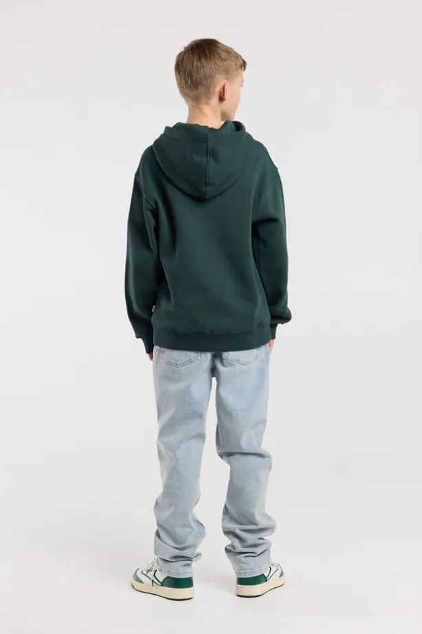 Jeans Dexter Jr straight fit jeans met rits en elastische tailleband
