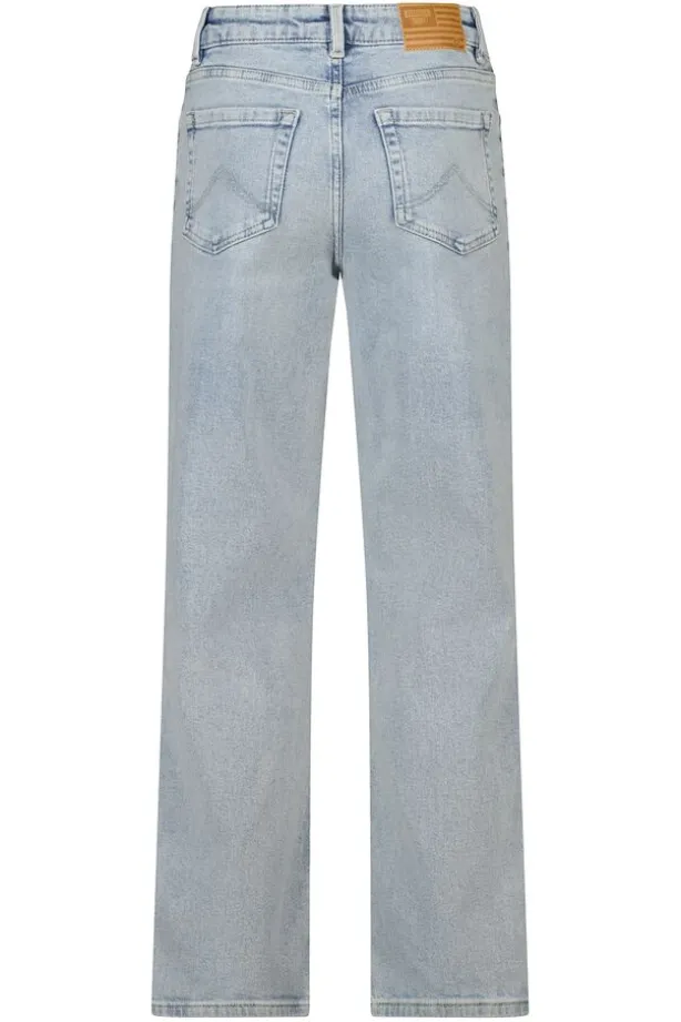 Jeans Dexter Jr straight fit jeans met rits en elastische tailleband