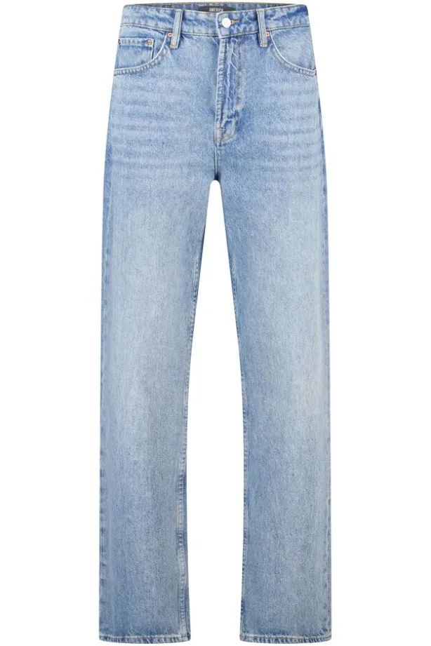 Jeans Duncan jeans met relaxed loose fit en knoopsluiting