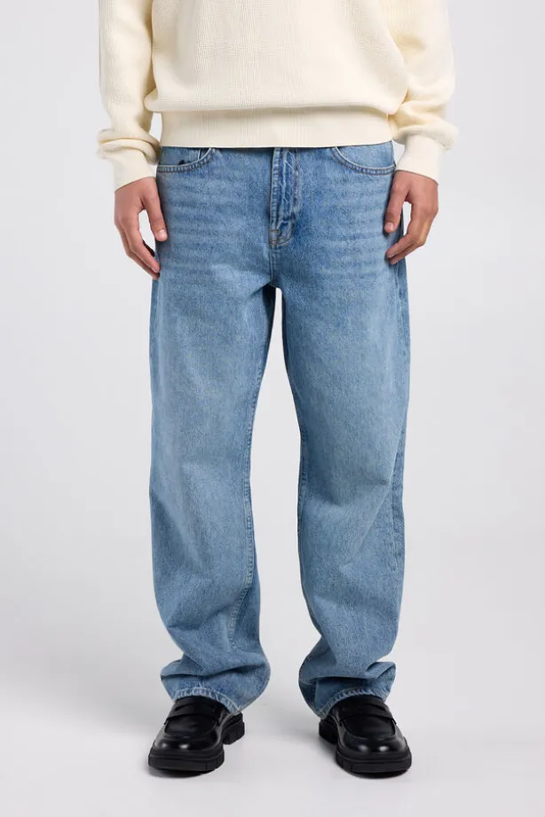 Jeans Duncan jeans met relaxed loose fit en knoopsluiting