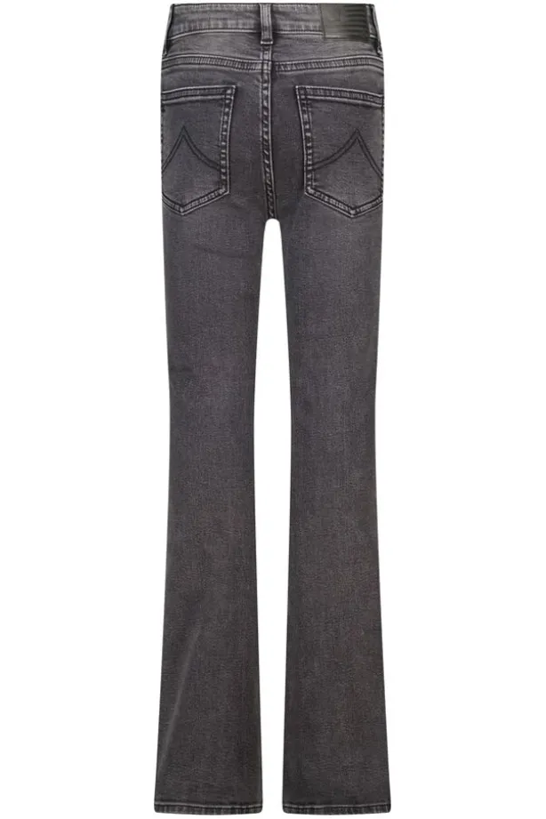 Jeans Emily flare Jr Flared jeans met knoop- en ritssluiting