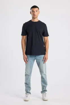 Jeans Neil slim fit jeans met knoopsluiting en stretchcomfort