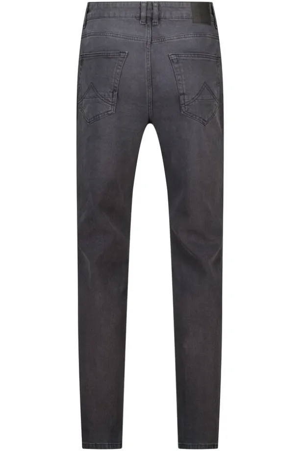 Jeans Neil slim fit jeans met knoopsluiting en stretchcomfort