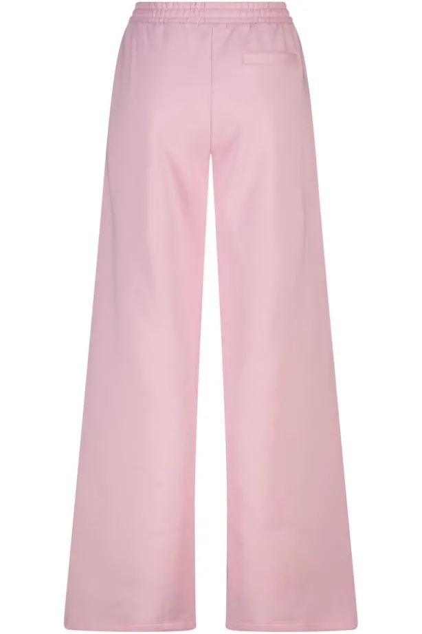 Joggingbroek Carrie wide leg joggingbroek met plooien en tailleband