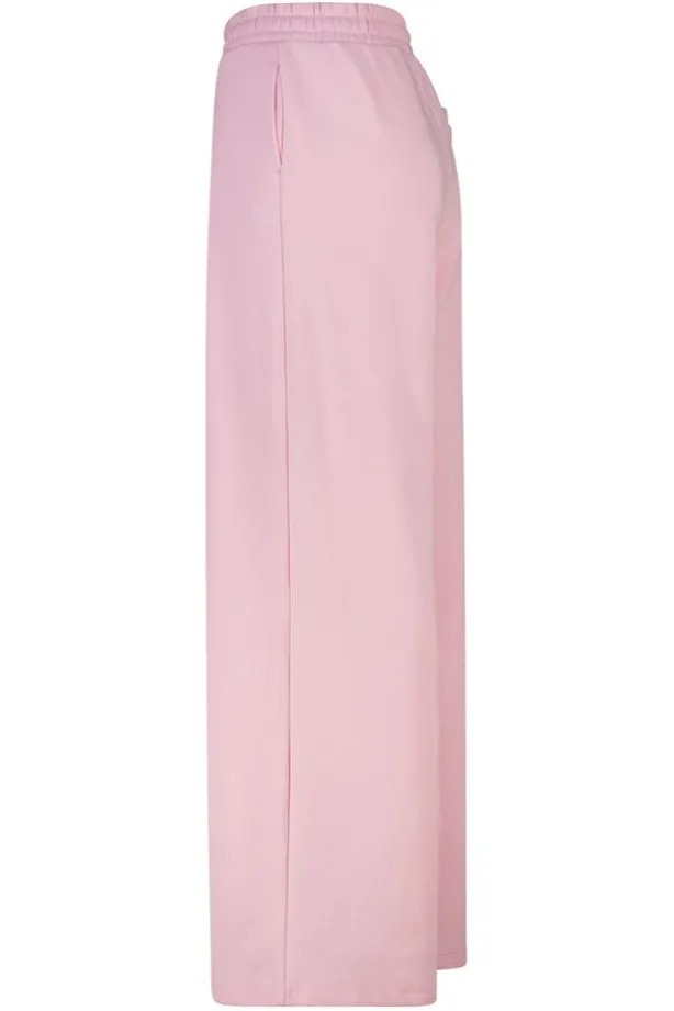 Joggingbroek Carrie wide leg joggingbroek met plooien en tailleband