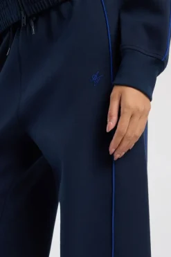 Joggingbroek Cath loose fit joggingbroek met piping