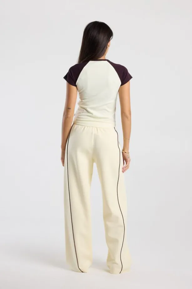 Joggingbroek Cath loose fit joggingbroek met piping