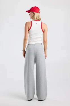 Joggingbroek Cecilia joggingbroek met bandplooien voor