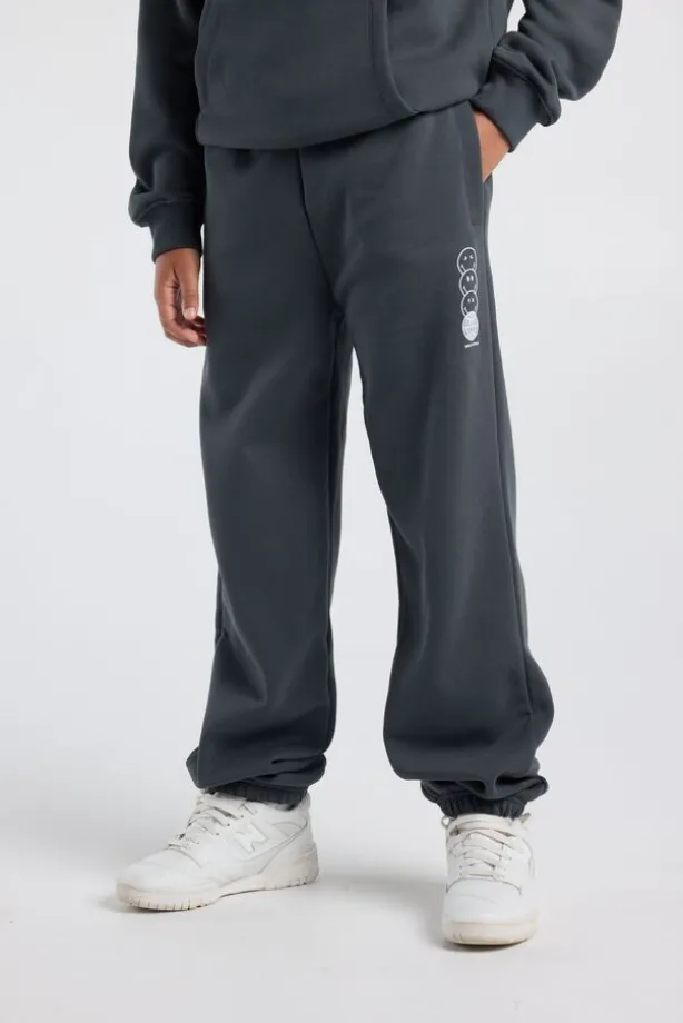 Joggingbroek Clyde Jr relaxed fit joggingbroek met Smileyworld™ side print