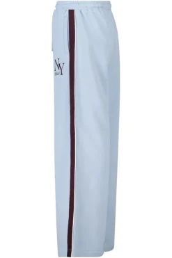 Joggingbroek Cristy Jr wide leg joggingbroek met zijstreep en embroidery