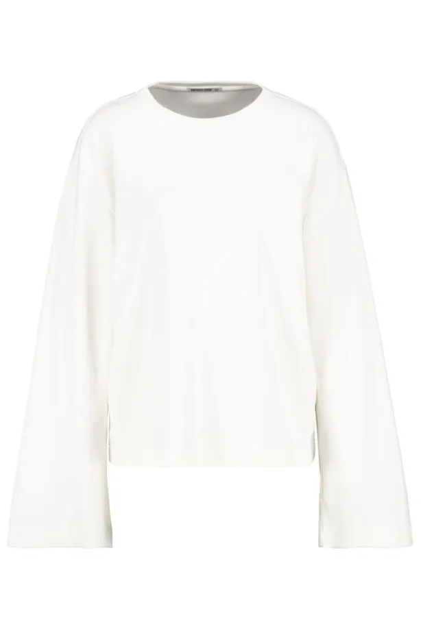 Longsleeve Lilly Dames longsleeve met ronde hals en wijde mouwen