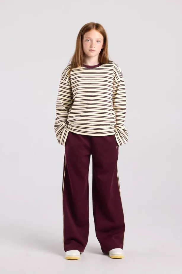 Longsleeve Lilly Jr gestreepte longsleeve van stevige interlock