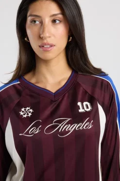 Longsleeve Livy sportieve longsleeve met V-hals