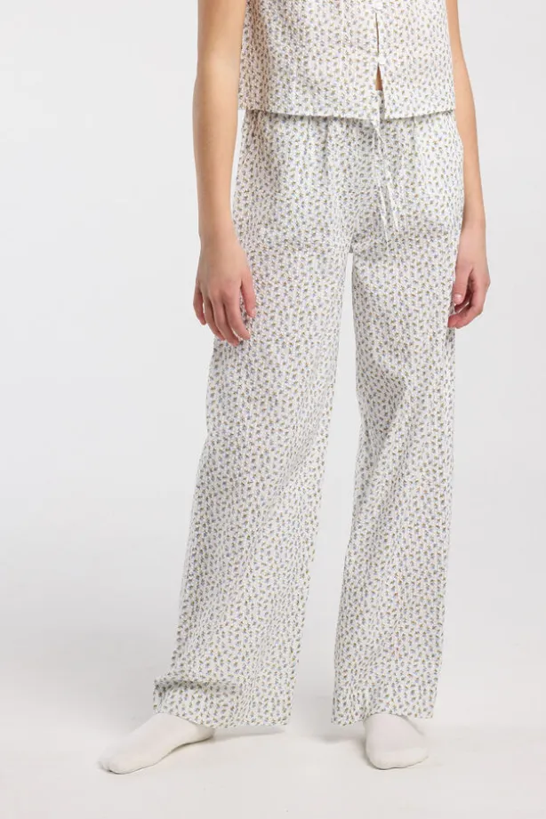 Lounge pants Melly Jr lounge pants met bloemenprint en lange fit