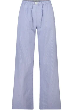 Lounge pants Mya gestreepte lounge pants met elastische tailleband
