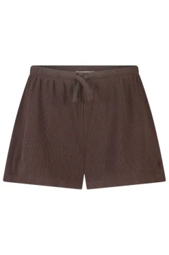 Lounge short May lounge short van waffle fabric met elastische waistband