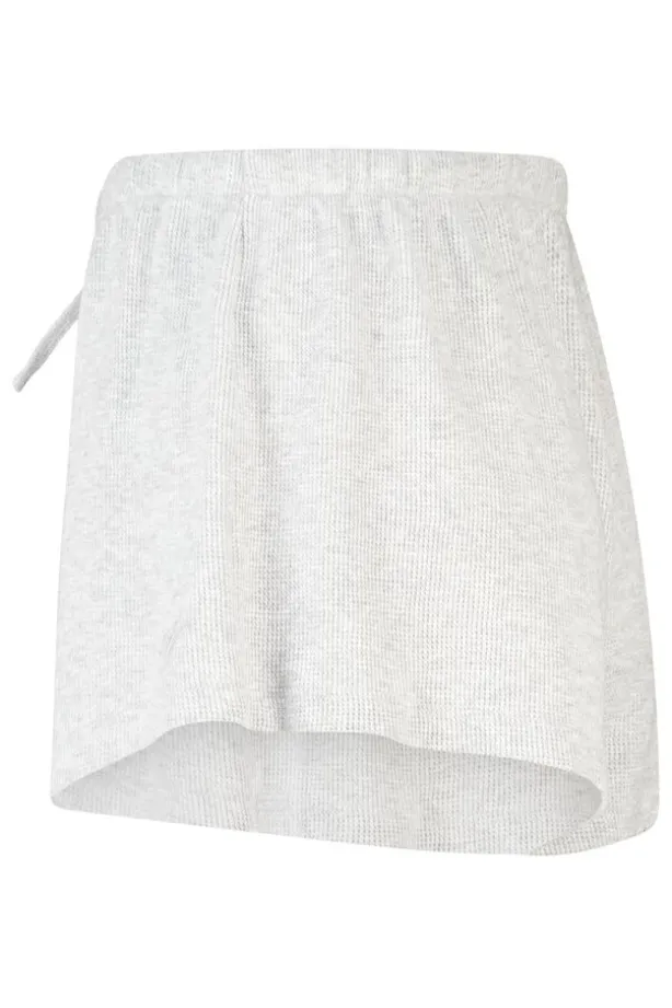 Lounge short May lounge short van waffle fabric met elastische waistband