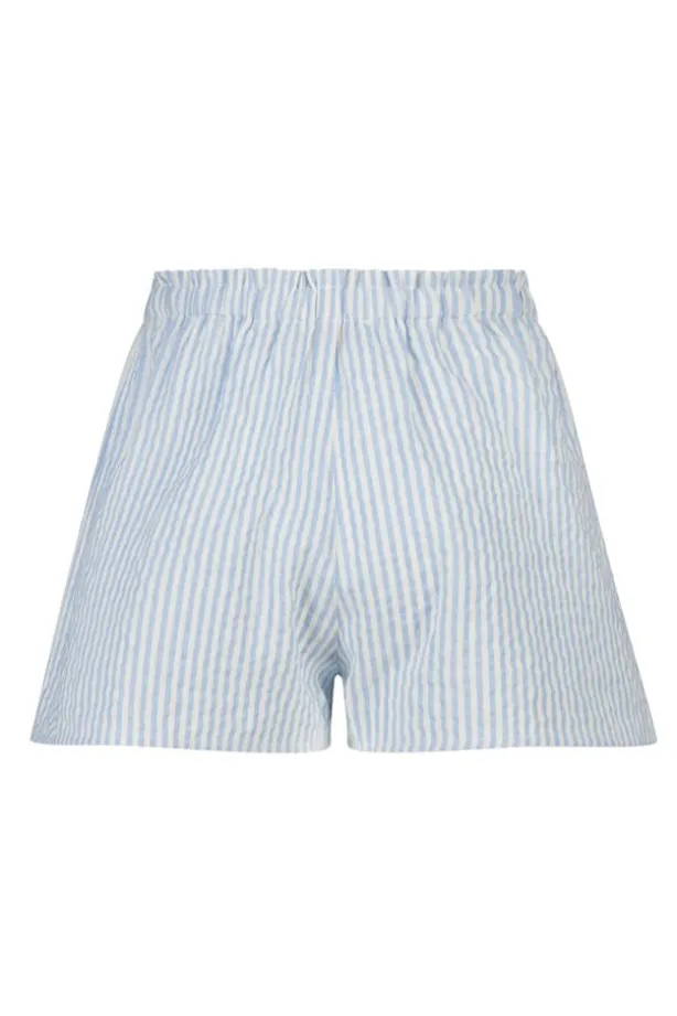 Lounge short Mimi Jr gestreepte lounge short voor meisjes