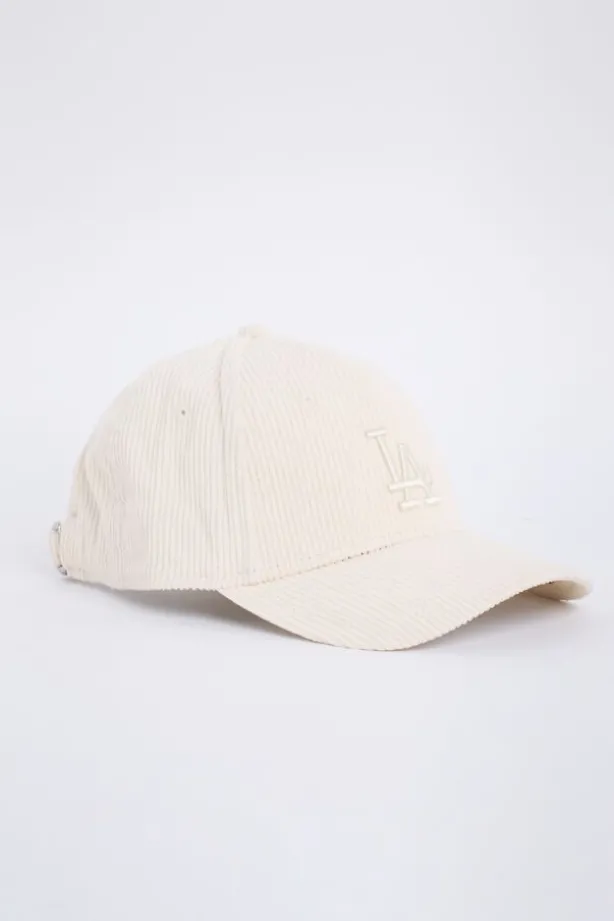 New Era CHYT CORD 9FORTY MC junior corduroy cap met geborduurd LA-logo