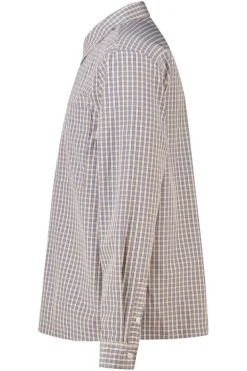 Overhemd Hayes relaxed fit overhemd met klein ruitdessin