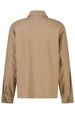 Overshirt Harm zwaar linnen overshirt met borstzak