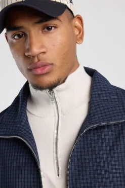 Overshirt Hendrix overshirt met opstaande kraag en voorzakken