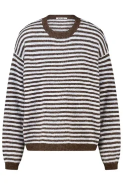 Pullover Keira gestreepte loose fit pullover