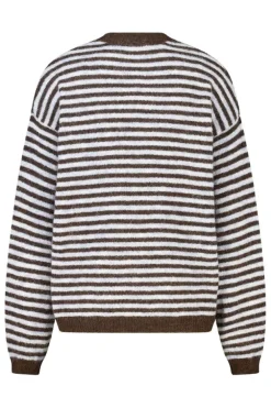 Pullover Keira gestreepte loose fit pullover