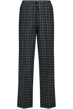Pyjamabroek Loyce Wijde pyjamabroek met ruitprint