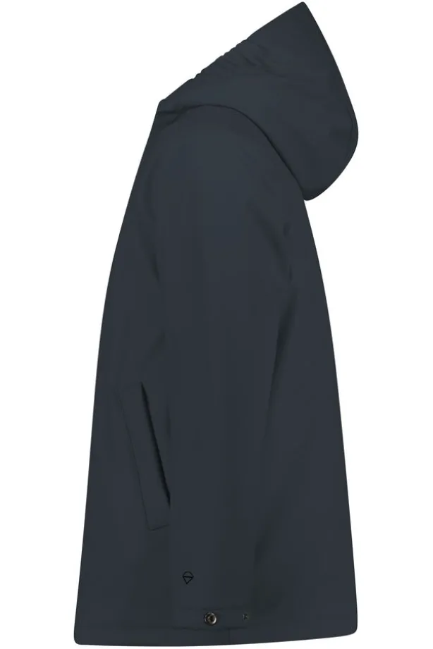 Regenjas Jake padded Jr regenjas met capuchon en warme voering
