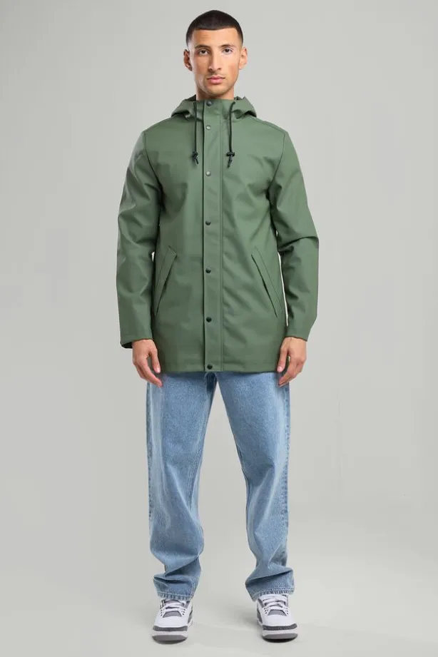 Regenjas Jake Regenjas met rits- en knoopsluiting