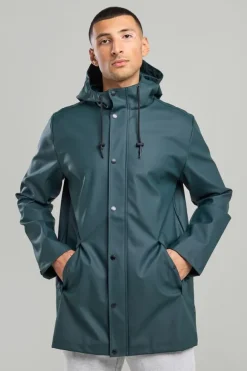 Regenjas Jake Regenjas met rits- en knoopsluiting
