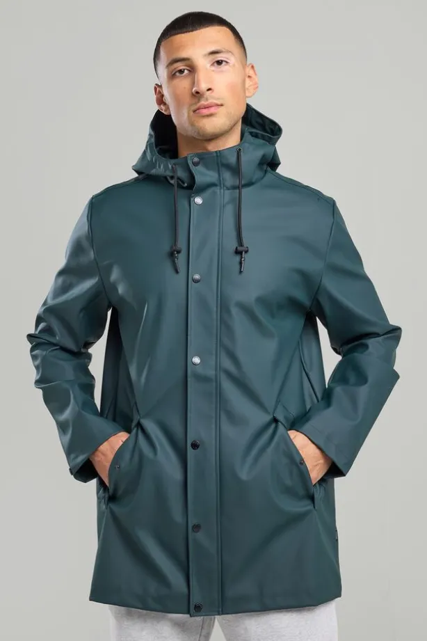 Regenjas Jake Regenjas met rits- en knoopsluiting