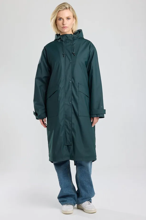 Regenjas Jane Oversized gewatteerde regenjas