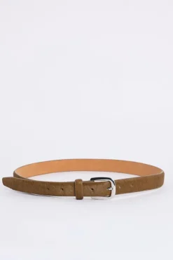 Riem Aubrey riem met harige afwerking