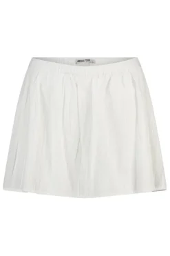 Rok Rachel rok met elastische tailleband en geborduurde strepen