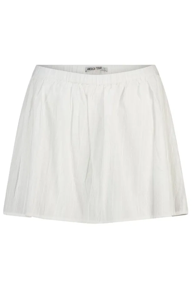 Rok Rachel rok met elastische tailleband en geborduurde strepen
