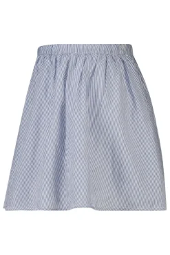 Rok Rachel rok met elastische tailleband en geborduurde strepen