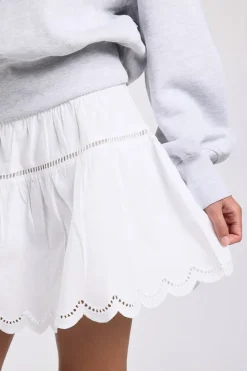 Rok Reena elastische taille met kanten details
