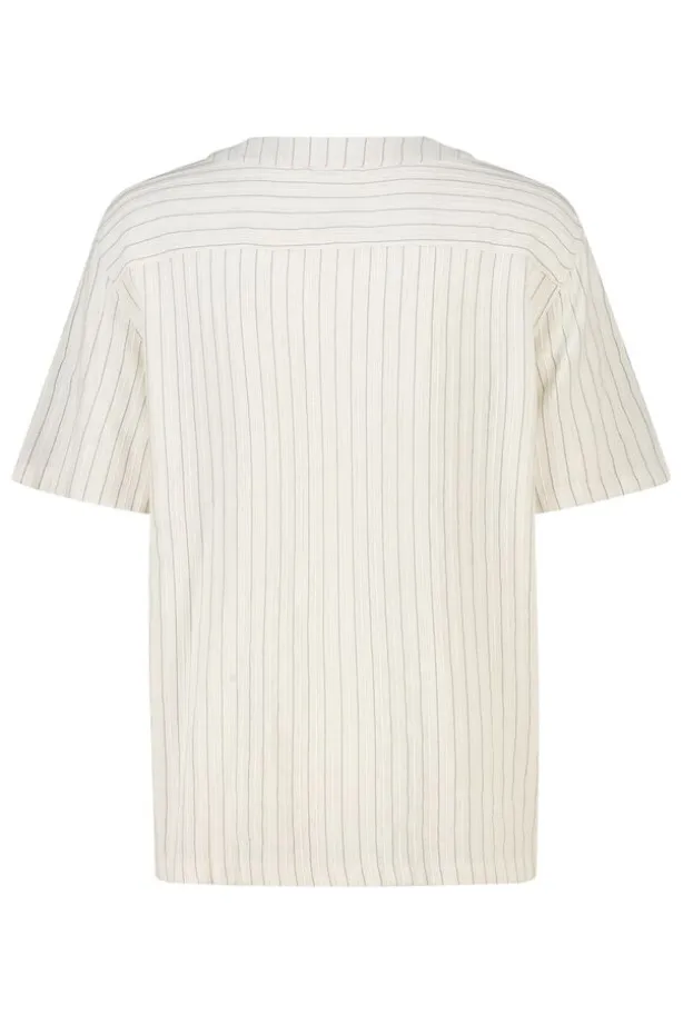 Shirt Iker shirt met baseball style knoopsluiting