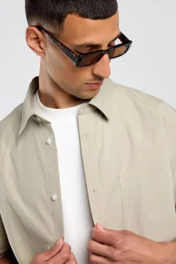 Shirt Isaak Relaxed fit shirt met borstzak