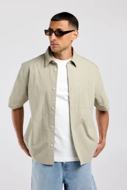 Shirt Isaak Relaxed fit shirt met borstzak