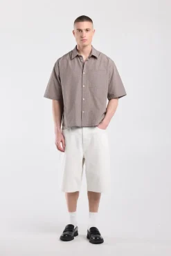 Shirt Isa relaxed boxy shirt met ruitpatroon