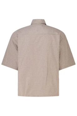 Shirt Isa relaxed boxy shirt met ruitpatroon