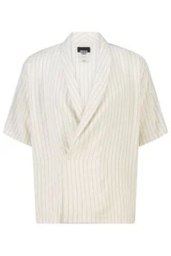 Shirt Isko shirt met korte mouwen en overslagdesign