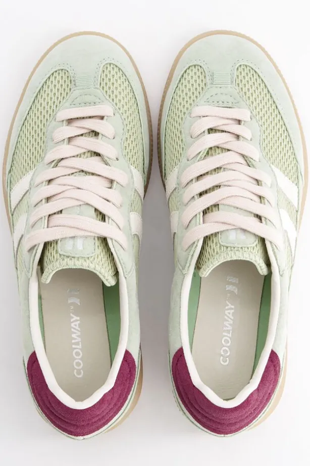 Shoes Cool Way Baresi sportieve sneaker met leren bovenwerk en flexibele zool