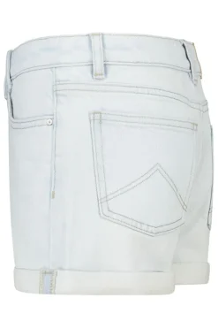 Short Lucy Jr loose fit denim short met omgeslagen pijpen
