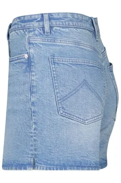 Short Nevea denim short met high waist en split aan de zijkant